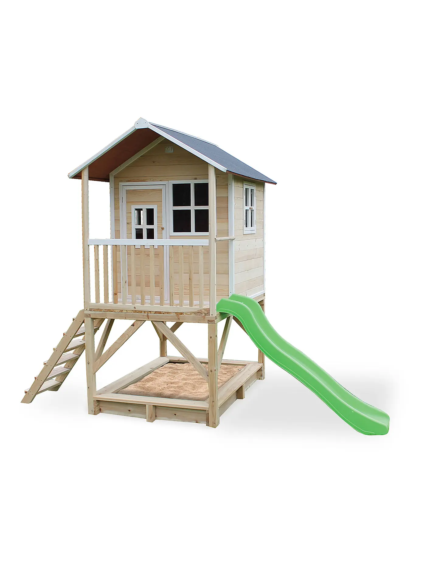EXIT TOYS | Loft 500 Holzspielhaus - naturel | 